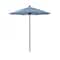 California Umbrella 7.5' Black Aluminum Market Patio Umbrella, Sunbrella Dolce Oasis 194061334560 - alternate 1